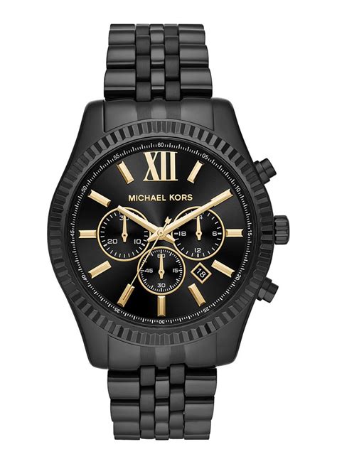 michael kors horloge zwart|michael kors watch.